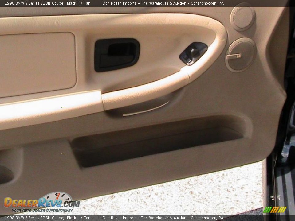 1998 BMW 3 Series 328is Coupe Black II / Tan Photo #30
