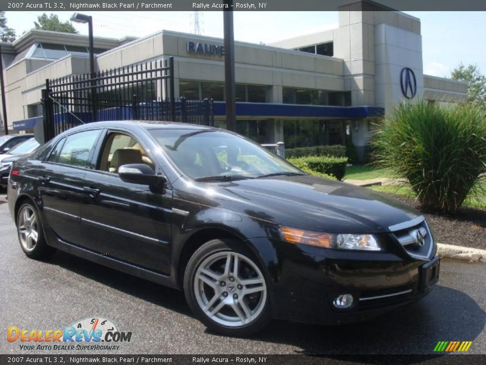 2007 Acura TL 3.2 Nighthawk Black Pearl / Parchment Photo #1