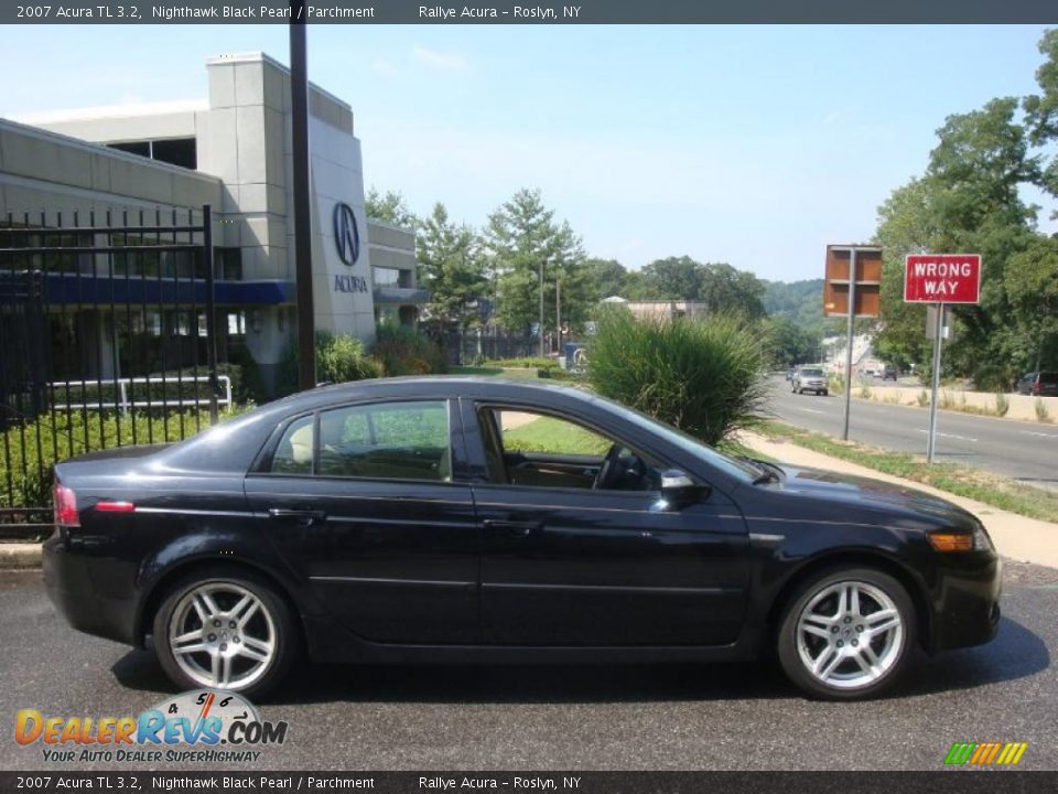 2007 Acura TL 3.2 Nighthawk Black Pearl / Parchment Photo #3