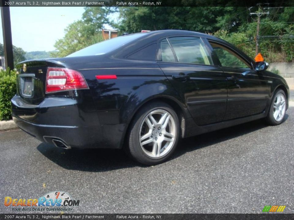 2007 Acura TL 3.2 Nighthawk Black Pearl / Parchment Photo #4