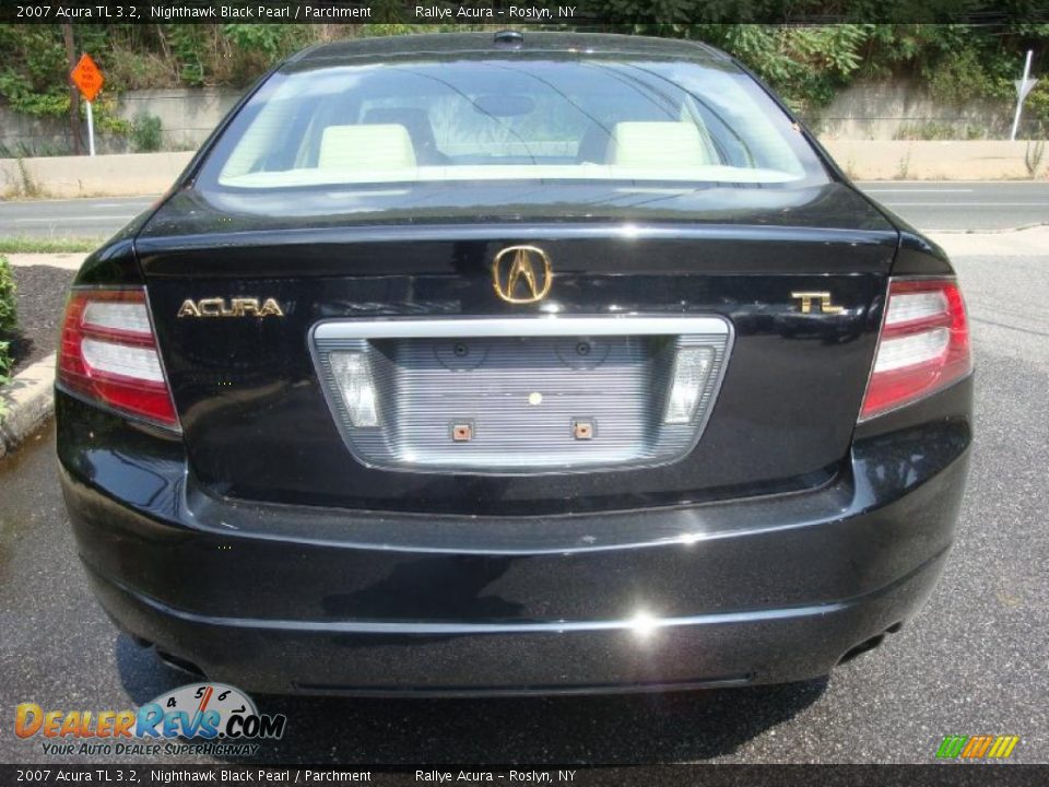 2007 Acura TL 3.2 Nighthawk Black Pearl / Parchment Photo #5