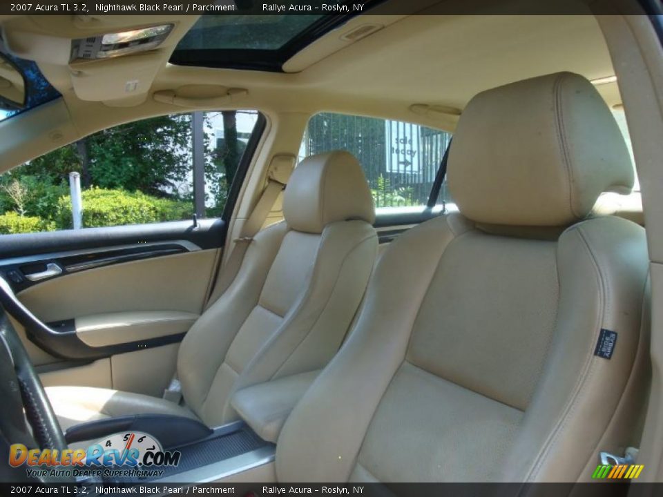2007 Acura TL 3.2 Nighthawk Black Pearl / Parchment Photo #9