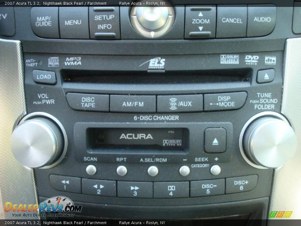 2007 Acura TL 3.2 Nighthawk Black Pearl / Parchment Photo #13