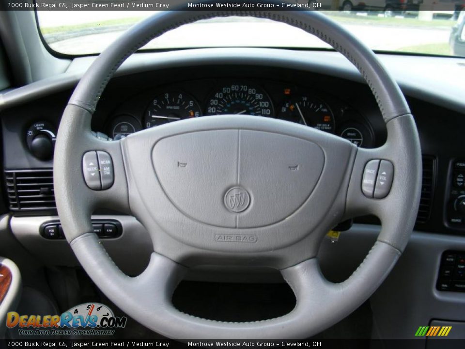 2000 Buick Regal GS Jasper Green Pearl / Medium Gray Photo #16