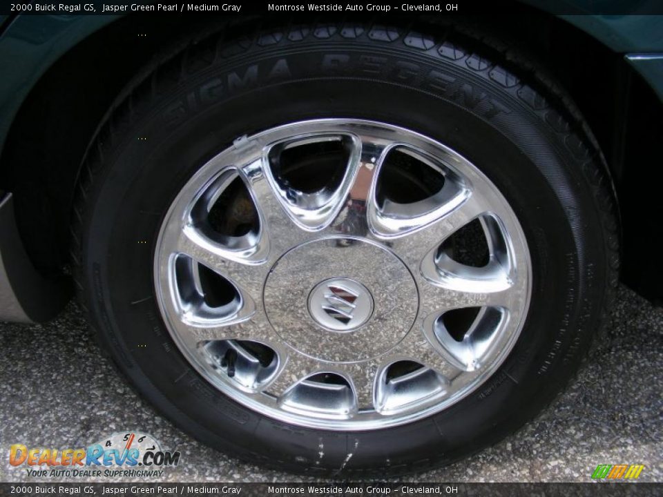 2000 Buick Regal GS Jasper Green Pearl / Medium Gray Photo #27