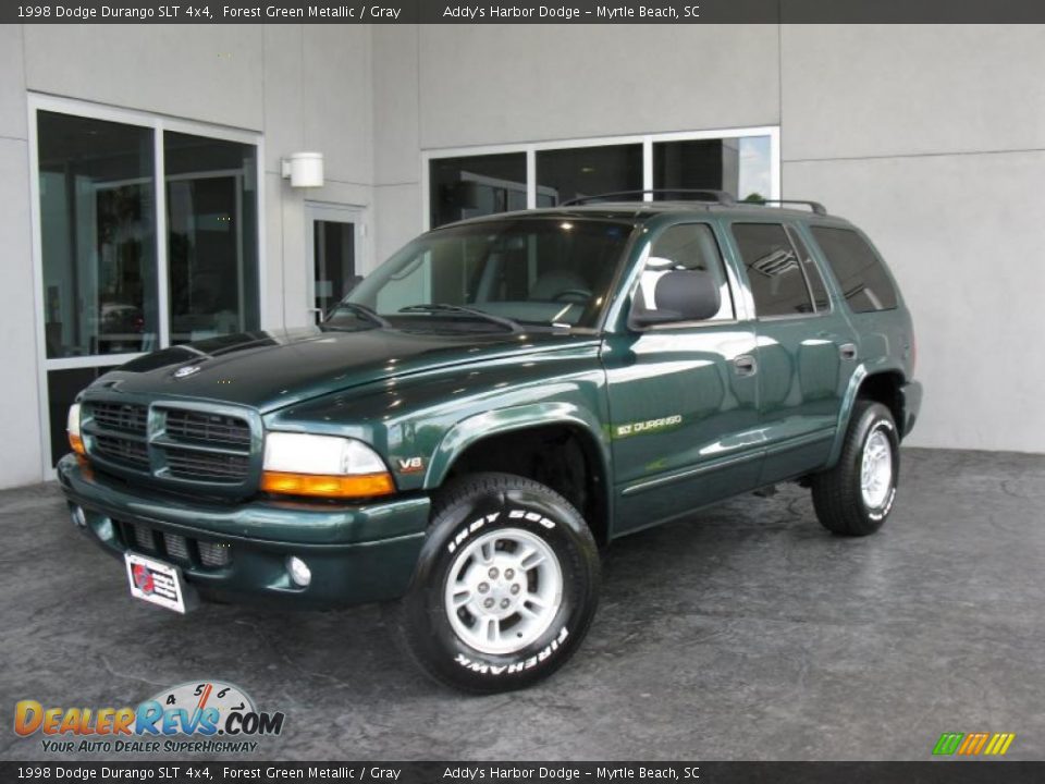 1998 Dodge Durango SLT 4x4 Forest Green Metallic / Gray Photo #1