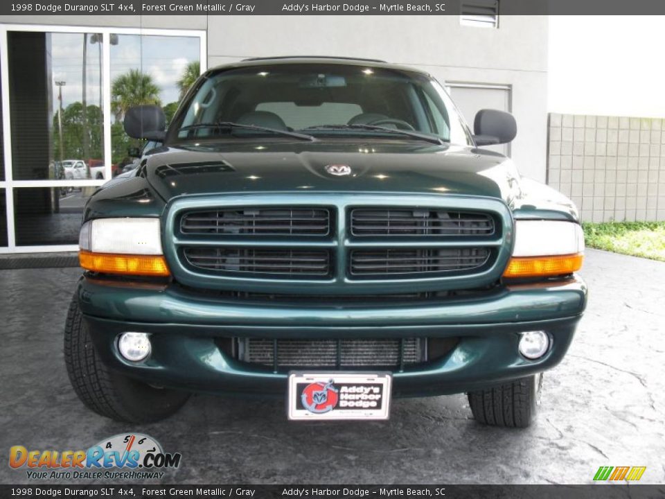 1998 Dodge Durango SLT 4x4 Forest Green Metallic / Gray Photo #3