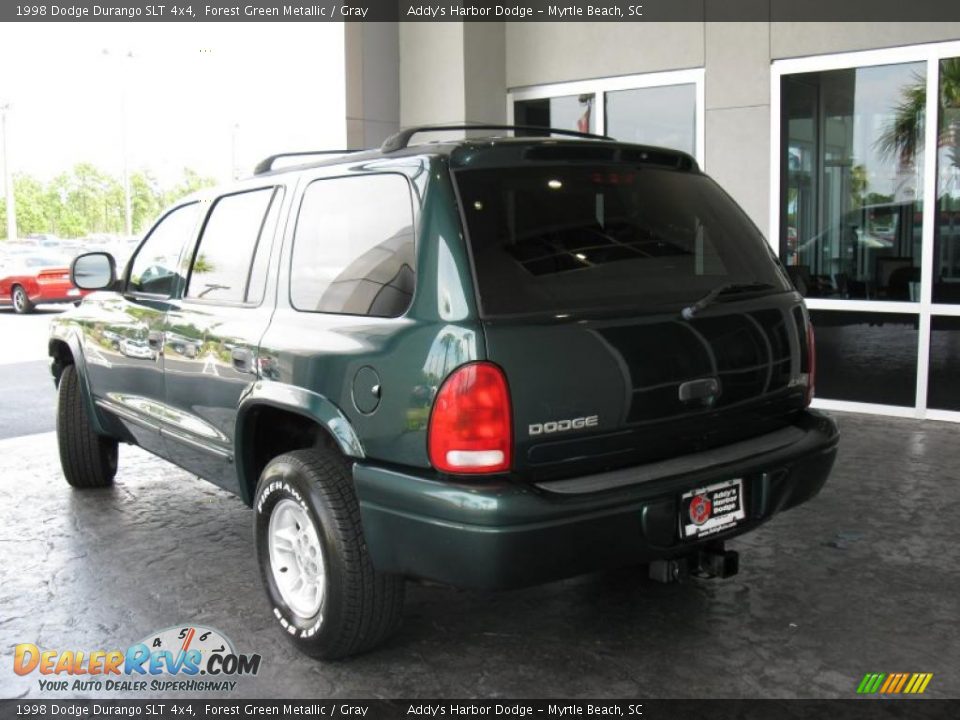 1998 Dodge Durango SLT 4x4 Forest Green Metallic / Gray Photo #5