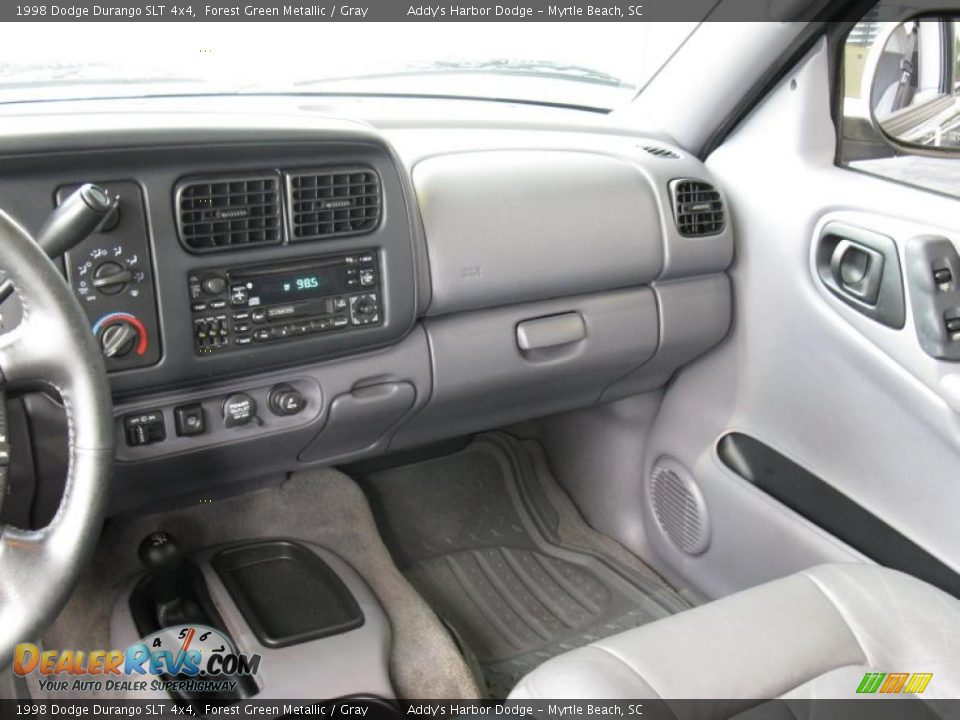 1998 Dodge Durango SLT 4x4 Forest Green Metallic / Gray Photo #19