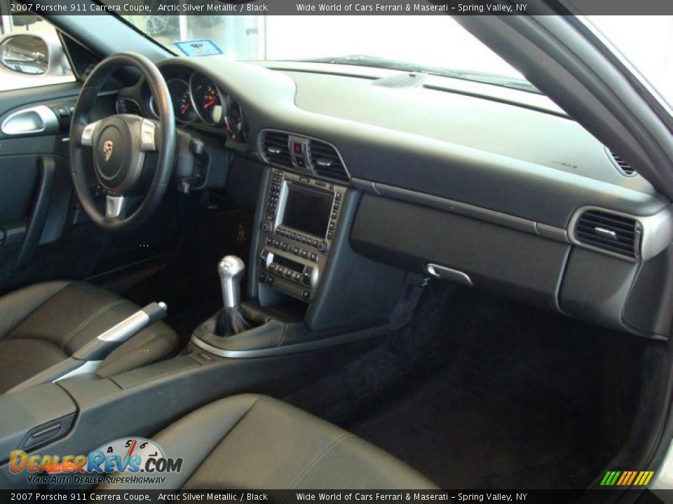 2007 Porsche 911 Carrera Coupe Arctic Silver Metallic / Black Photo #15