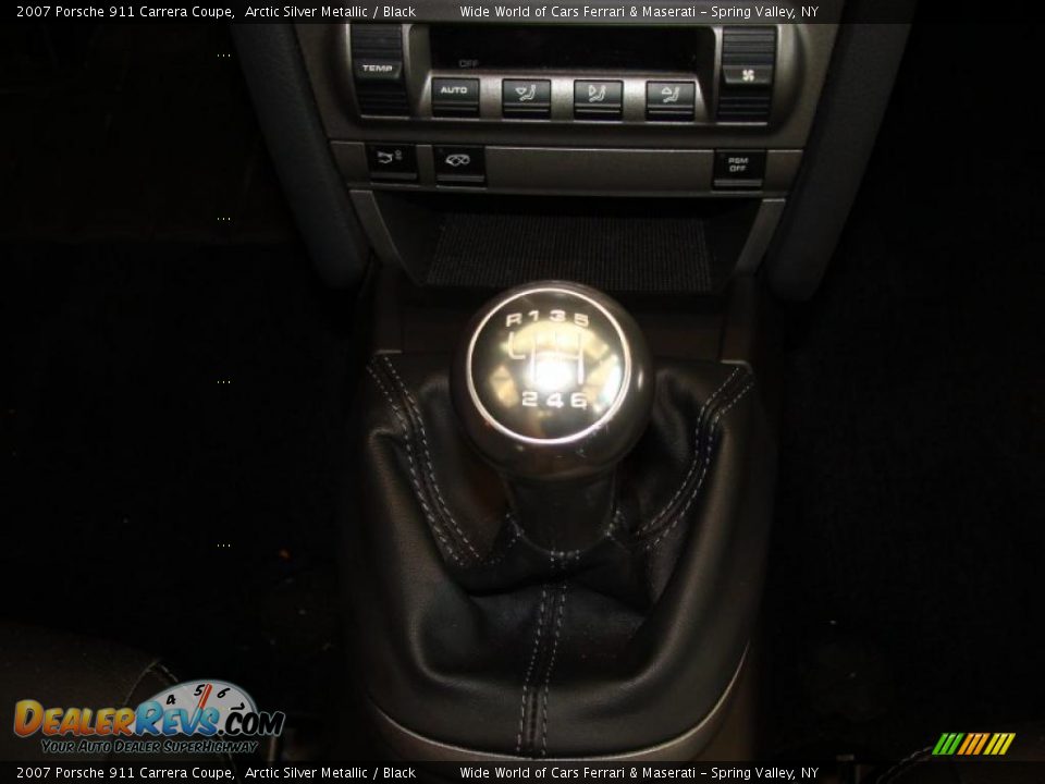 2007 Porsche 911 Carrera Coupe Arctic Silver Metallic / Black Photo #18