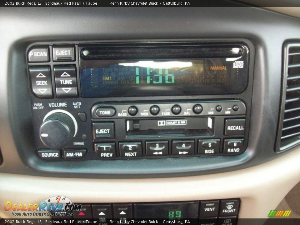 2002 Buick Regal LS Bordeaux Red Pearl / Taupe Photo #7