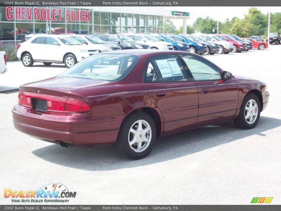 2002 Buick Regal LS Bordeaux Red Pearl / Taupe Photo #12