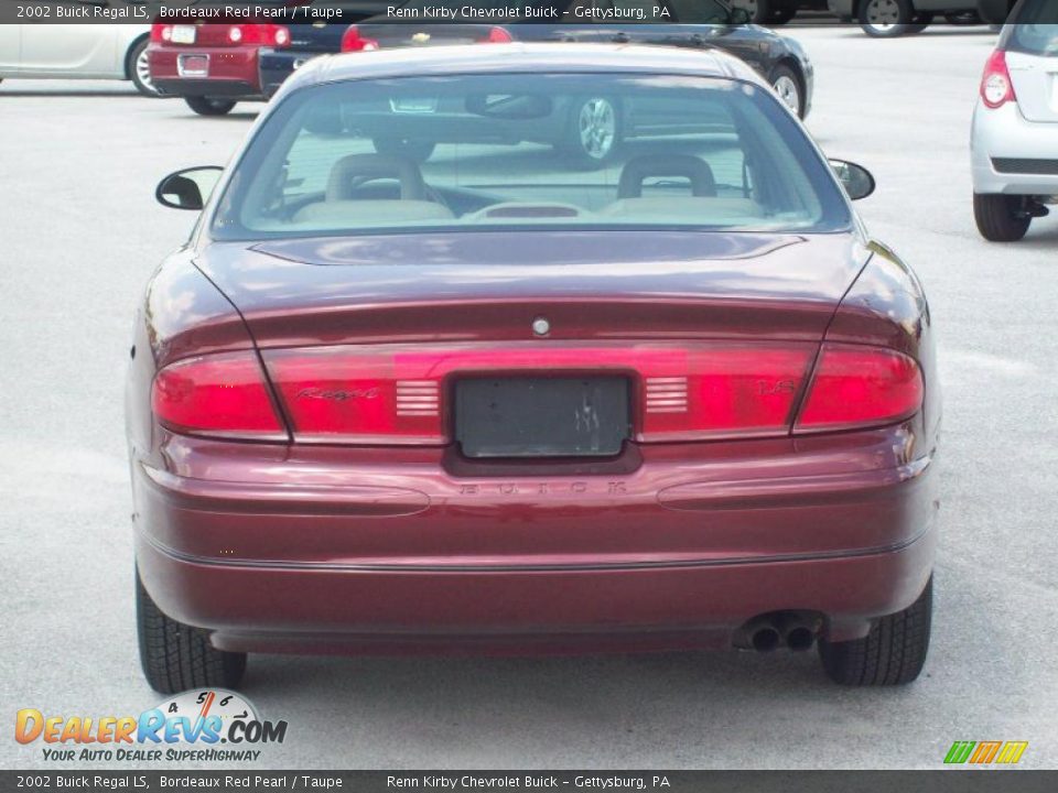 2002 Buick Regal LS Bordeaux Red Pearl / Taupe Photo #14