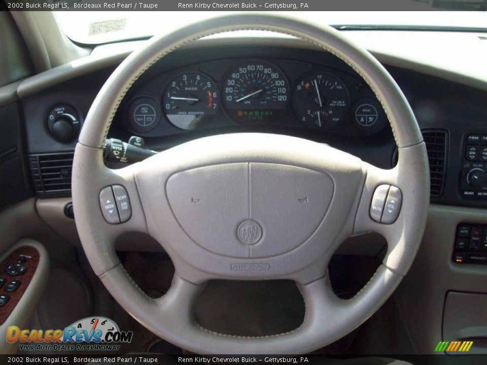 2002 Buick Regal LS Bordeaux Red Pearl / Taupe Photo #21