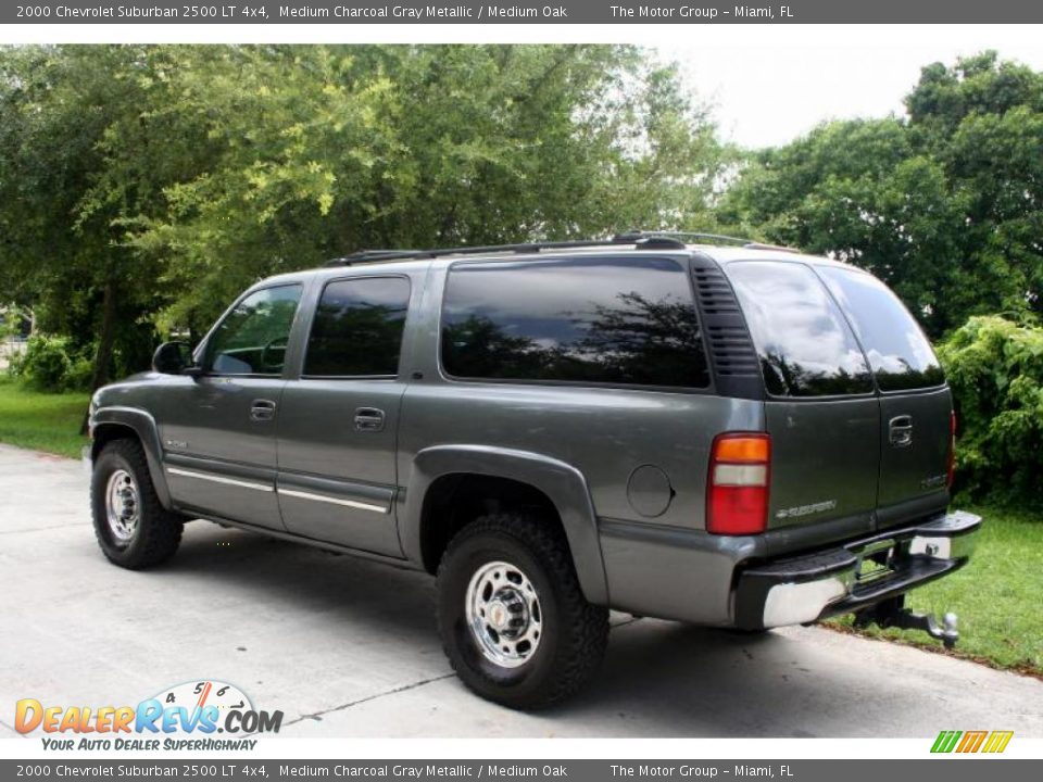 2000 Chevrolet Suburban 2500 LT 4x4 Medium Charcoal Gray Metallic / Medium Oak Photo #5