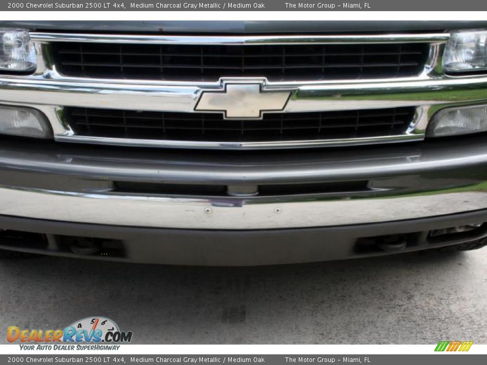 2000 Chevrolet Suburban 2500 LT 4x4 Medium Charcoal Gray Metallic / Medium Oak Photo #23