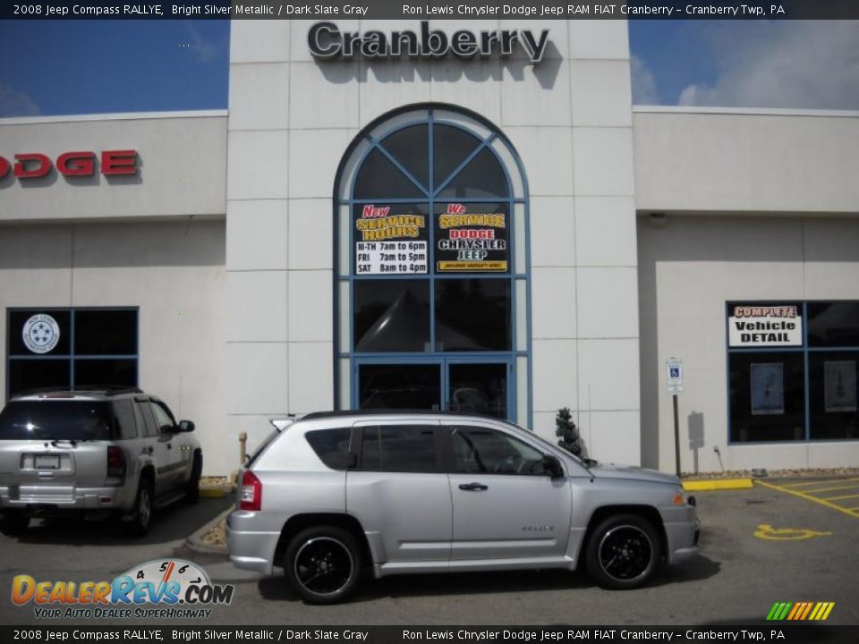2008 Jeep Compass RALLYE Bright Silver Metallic / Dark Slate Gray Photo #1