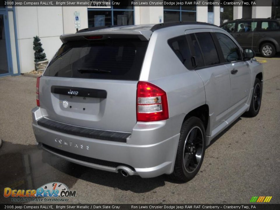 2008 Jeep Compass RALLYE Bright Silver Metallic / Dark Slate Gray Photo #2