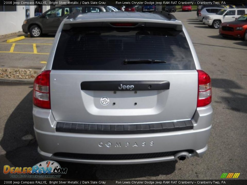 2008 Jeep Compass RALLYE Bright Silver Metallic / Dark Slate Gray Photo #3