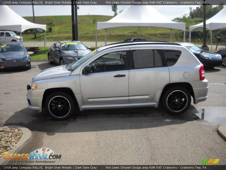 2008 Jeep Compass RALLYE Bright Silver Metallic / Dark Slate Gray Photo #5