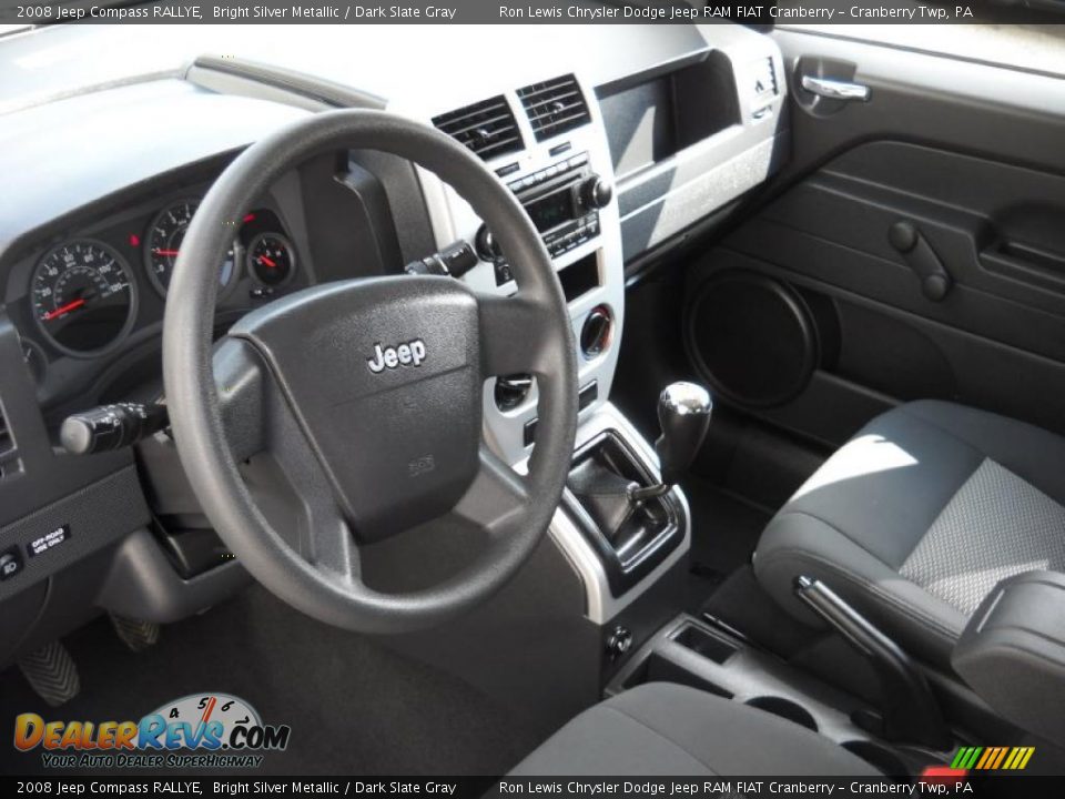 2008 Jeep Compass RALLYE Bright Silver Metallic / Dark Slate Gray Photo #7