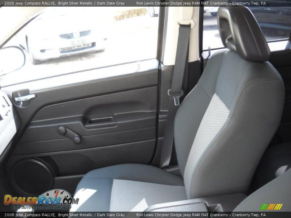 2008 Jeep Compass RALLYE Bright Silver Metallic / Dark Slate Gray Photo #8