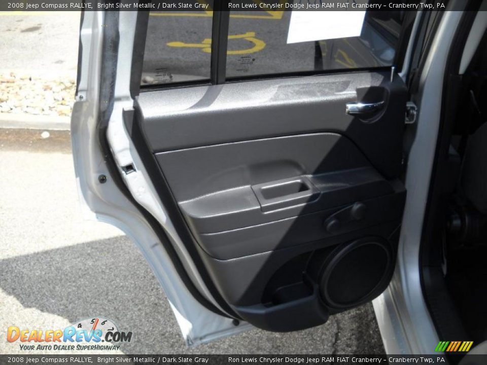 2008 Jeep Compass RALLYE Bright Silver Metallic / Dark Slate Gray Photo #10