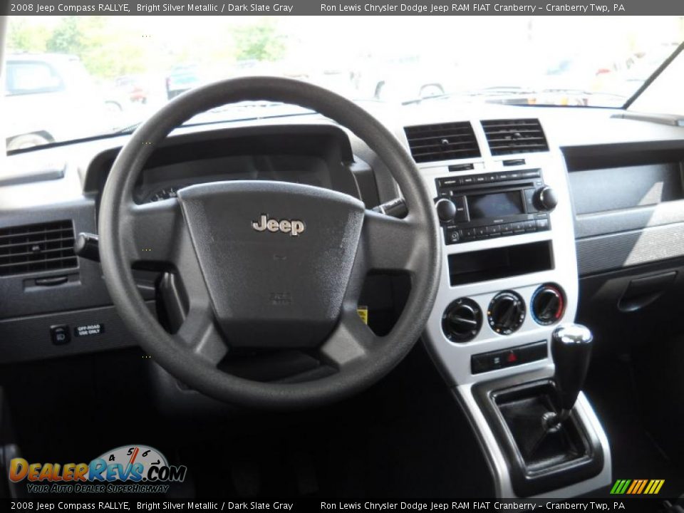 2008 Jeep Compass RALLYE Bright Silver Metallic / Dark Slate Gray Photo #11