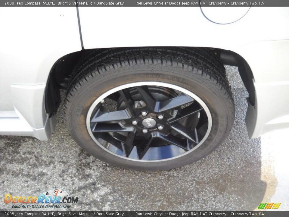 2008 Jeep Compass RALLYE Bright Silver Metallic / Dark Slate Gray Photo #13