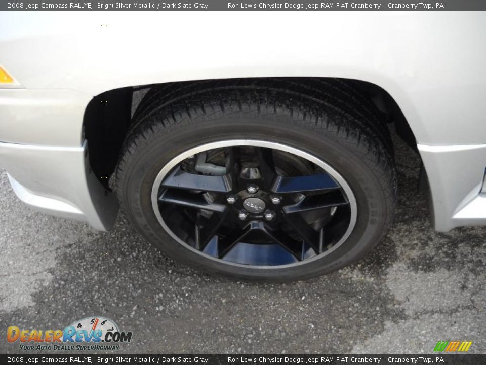 2008 Jeep Compass RALLYE Bright Silver Metallic / Dark Slate Gray Photo #15