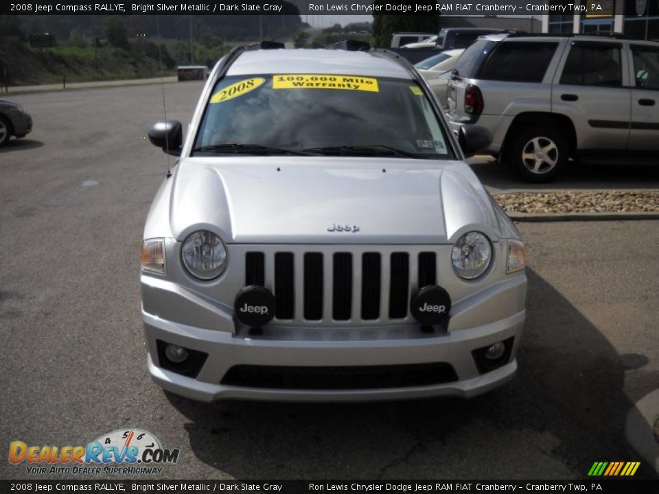 2008 Jeep Compass RALLYE Bright Silver Metallic / Dark Slate Gray Photo #17
