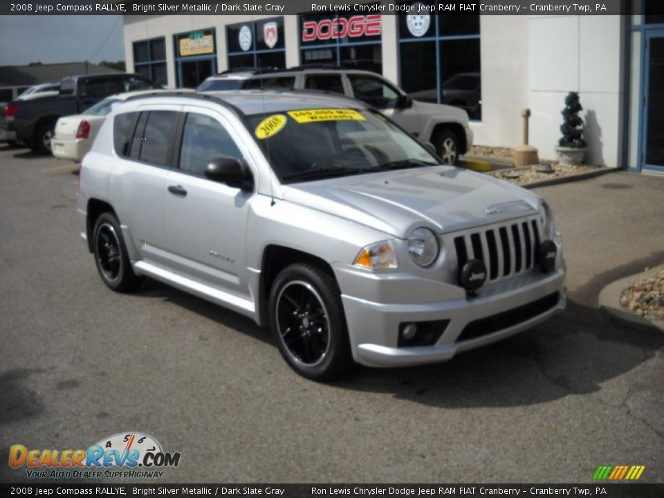 2008 Jeep Compass RALLYE Bright Silver Metallic / Dark Slate Gray Photo #18