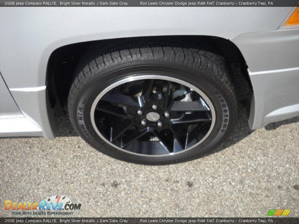 2008 Jeep Compass RALLYE Bright Silver Metallic / Dark Slate Gray Photo #19