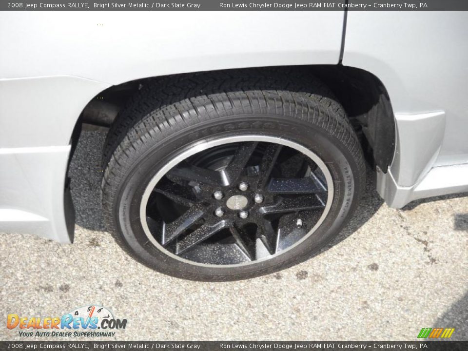2008 Jeep Compass RALLYE Bright Silver Metallic / Dark Slate Gray Photo #20