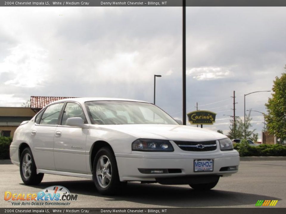 2004 Chevrolet Impala LS White / Medium Gray Photo #2
