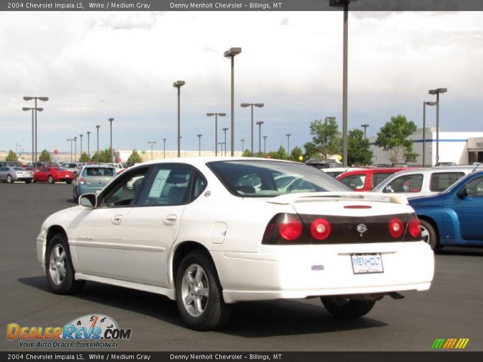 2004 Chevrolet Impala LS White / Medium Gray Photo #3