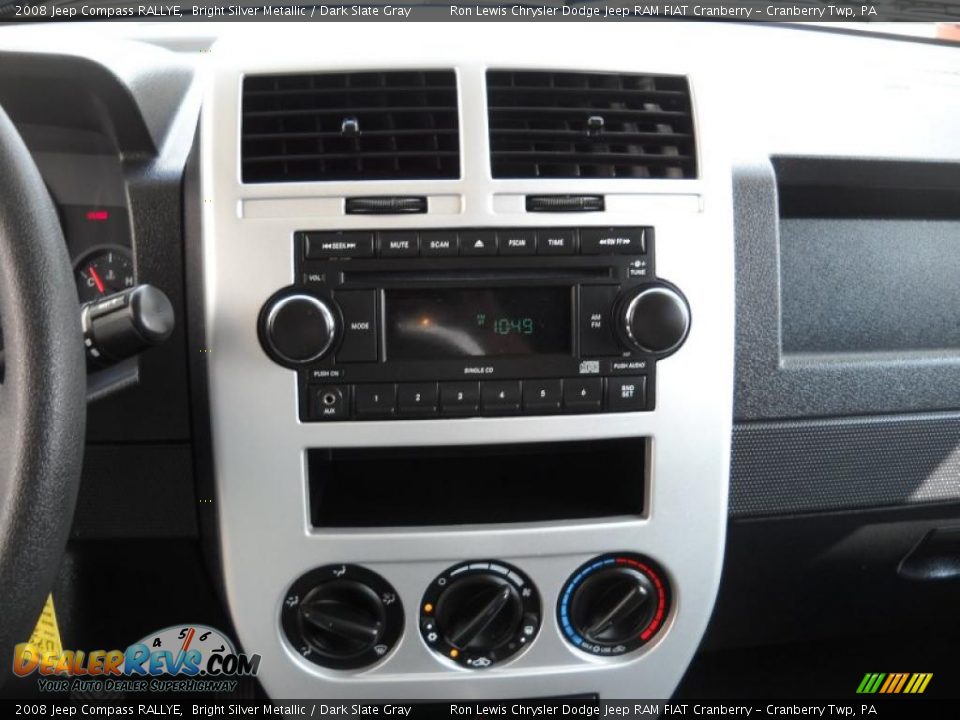 2008 Jeep Compass RALLYE Bright Silver Metallic / Dark Slate Gray Photo #22