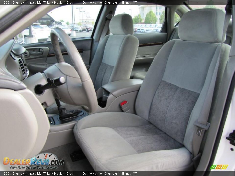 2004 Chevrolet Impala LS White / Medium Gray Photo #4