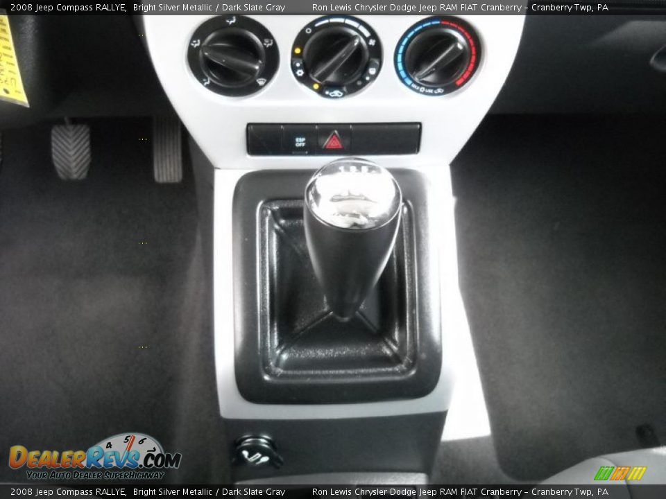 2008 Jeep Compass RALLYE Bright Silver Metallic / Dark Slate Gray Photo #23