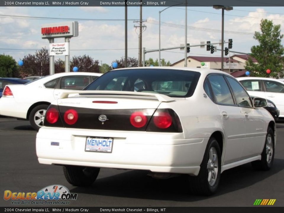 2004 Chevrolet Impala LS White / Medium Gray Photo #11