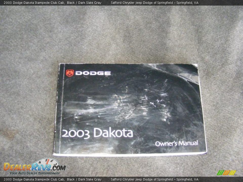 2003 Dodge Dakota Stampede Club Cab Black / Dark Slate Gray Photo #27
