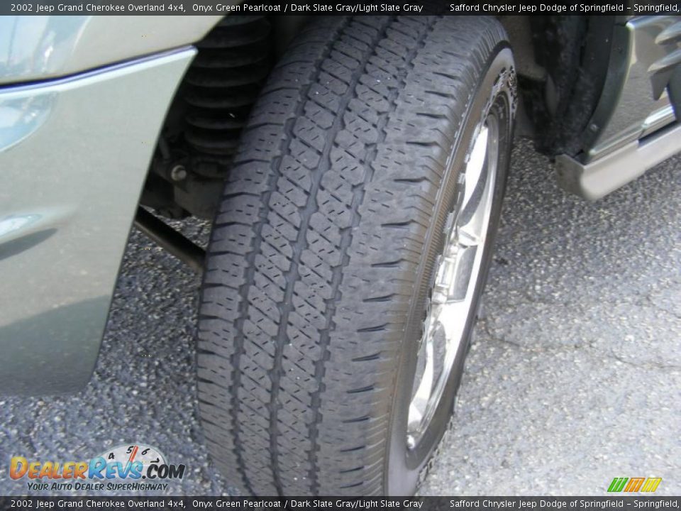 2002 Jeep Grand Cherokee Overland 4x4 Onyx Green Pearlcoat / Dark Slate Gray/Light Slate Gray Photo #10