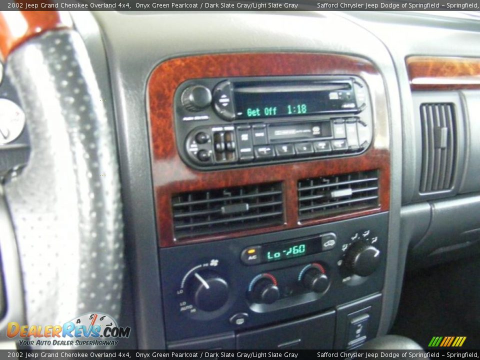 2002 Jeep Grand Cherokee Overland 4x4 Onyx Green Pearlcoat / Dark Slate Gray/Light Slate Gray Photo #14