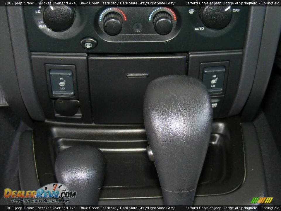 2002 Jeep Grand Cherokee Overland 4x4 Onyx Green Pearlcoat / Dark Slate Gray/Light Slate Gray Photo #17