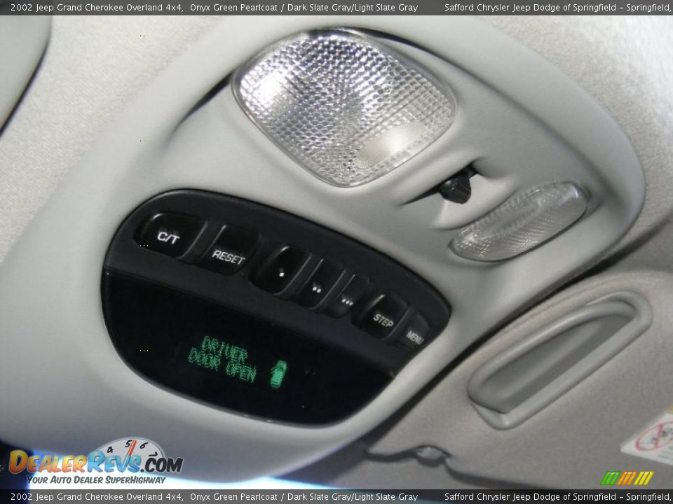 2002 Jeep Grand Cherokee Overland 4x4 Onyx Green Pearlcoat / Dark Slate Gray/Light Slate Gray Photo #18
