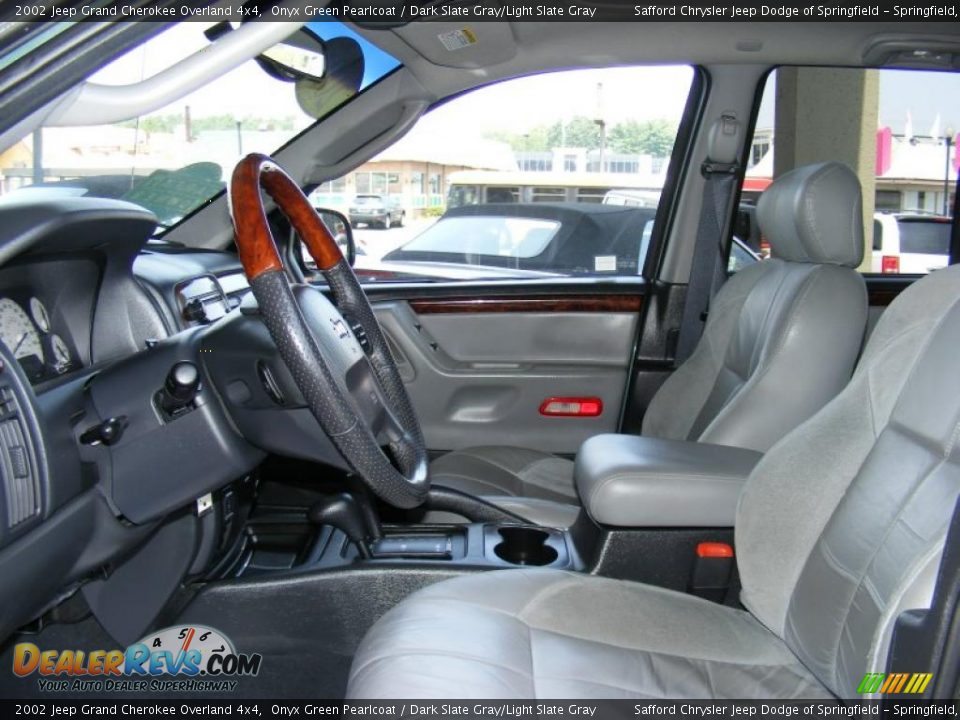 2002 Jeep Grand Cherokee Overland 4x4 Onyx Green Pearlcoat / Dark Slate Gray/Light Slate Gray Photo #20