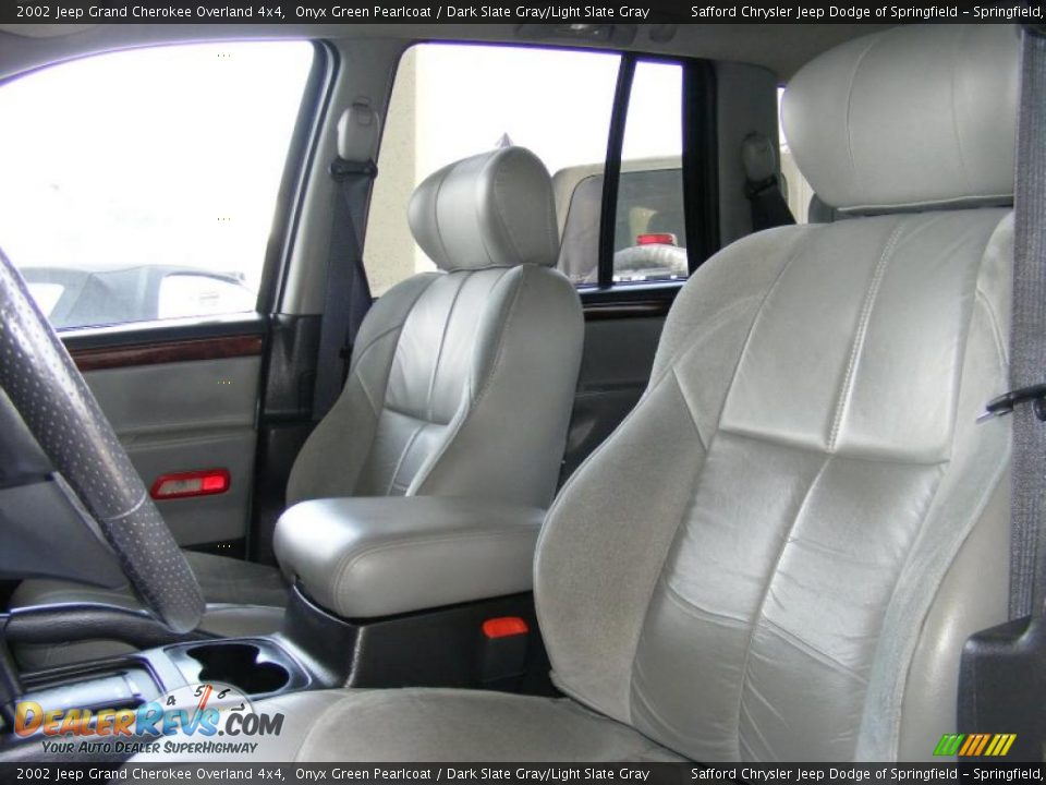 2002 Jeep Grand Cherokee Overland 4x4 Onyx Green Pearlcoat / Dark Slate Gray/Light Slate Gray Photo #21