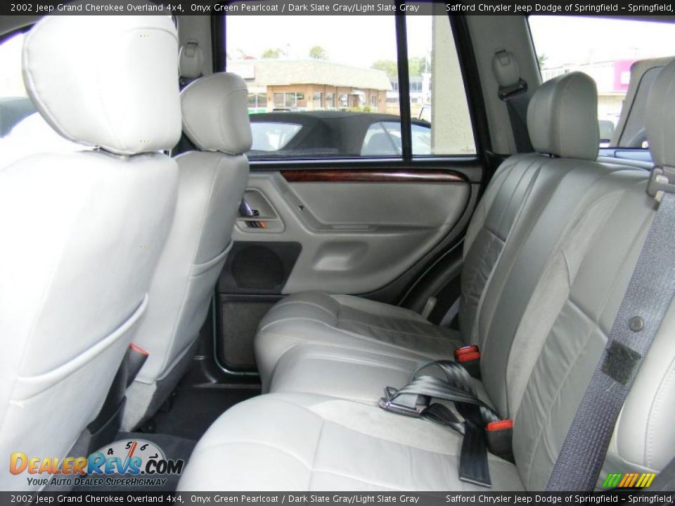 2002 Jeep Grand Cherokee Overland 4x4 Onyx Green Pearlcoat / Dark Slate Gray/Light Slate Gray Photo #23