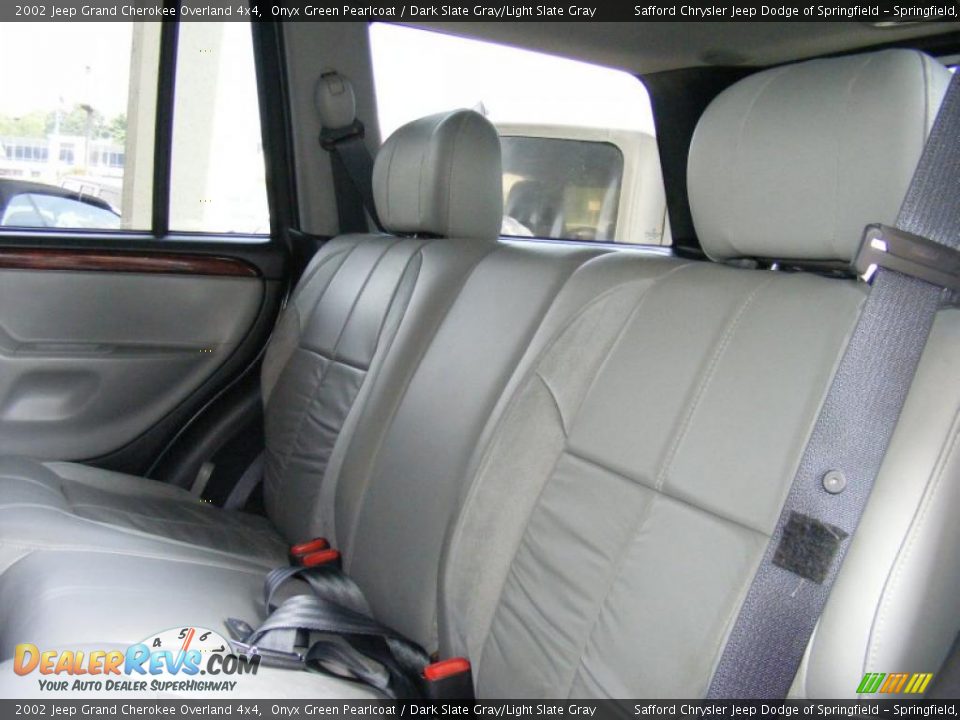 2002 Jeep Grand Cherokee Overland 4x4 Onyx Green Pearlcoat / Dark Slate Gray/Light Slate Gray Photo #24
